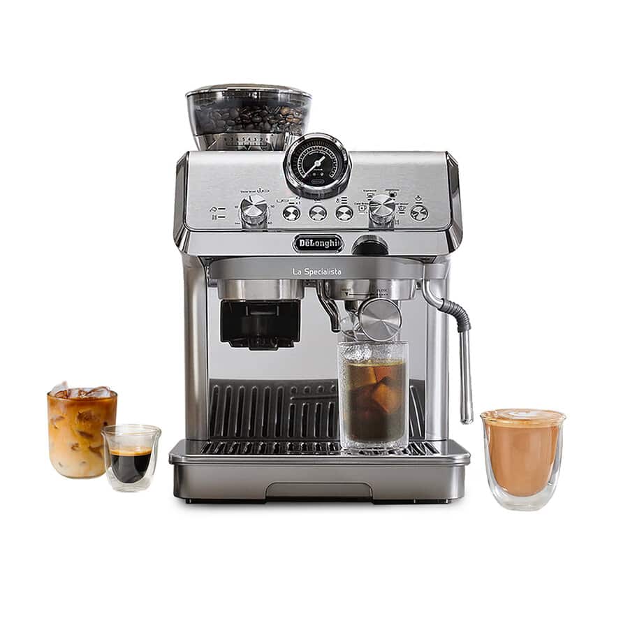 Breville Barista Express vs DeLonghi La Specialista Arte Evo product photo