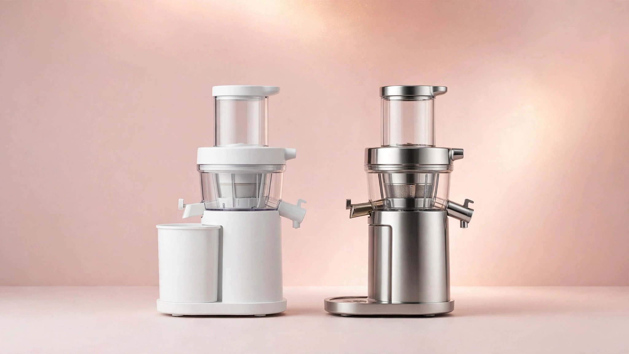 Nama J2 Cold Press Juicer vs Breville Juice Fountain Compact product photo